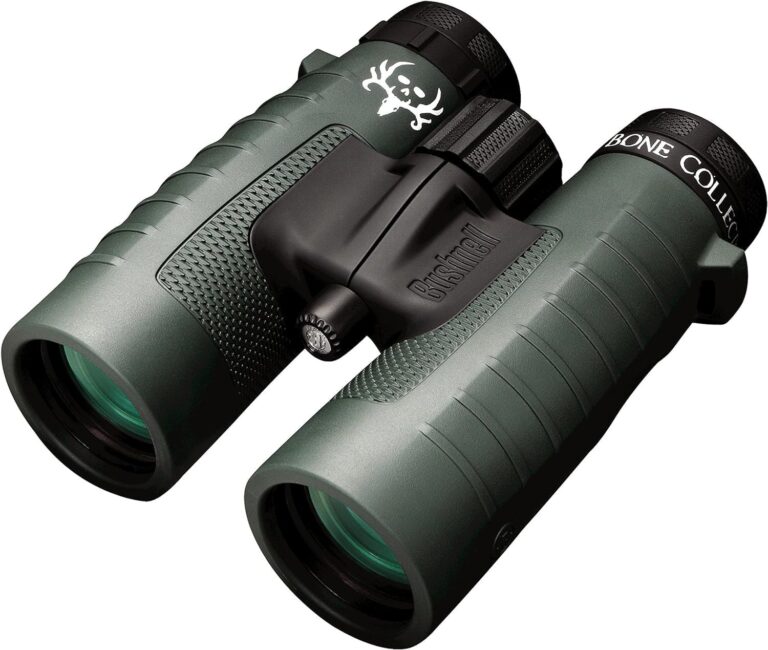 Bushnell Trophy XLT 10×42 Binoculars (Bone Collector Edition) with Deluxe Harness Bundle | Hunting Gear