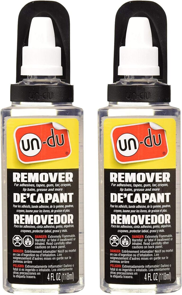 Un-Du Adhesive Remover – 4oz Pack of 2 | Safely Remove Stickers, Labels & Residue