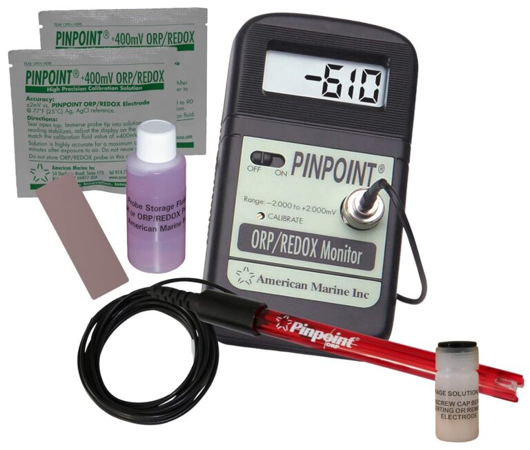 Pinpoint ORP Meter Kit: Lab-Grade Portable Bench Meter for Alkaline, Hydrogen-Rich & Ionized Water Testing