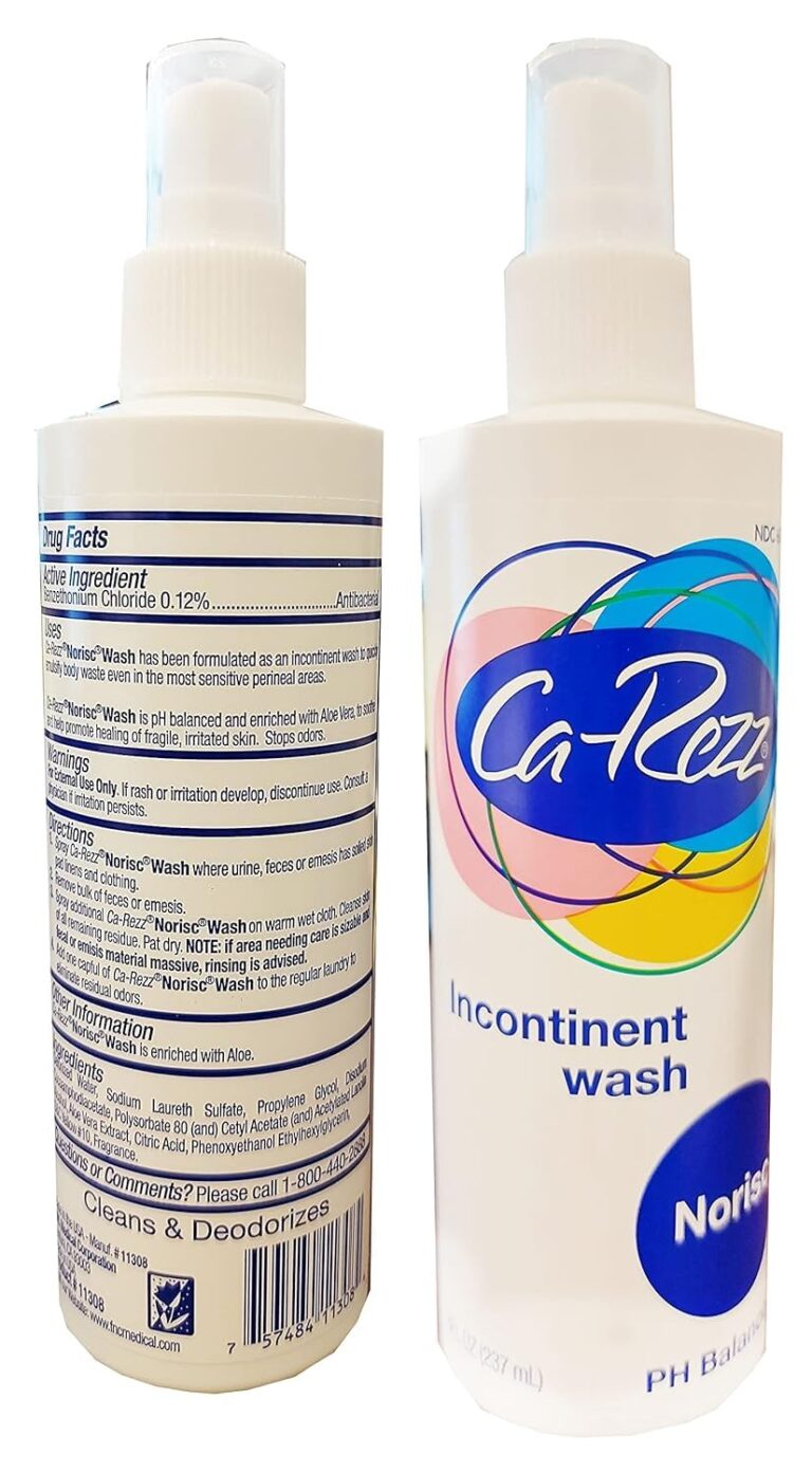 No Rinse Gentle Wash 11308, 8oz (2-Pack) | Waterless Body Cleanser for Sensitive Skin