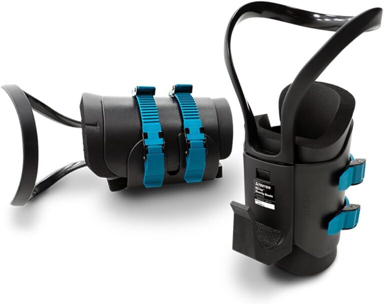 Teeter EZ-Up Gravity Boots for Back Pain Relief & Inversion Decompression Stretching | Home Exercise