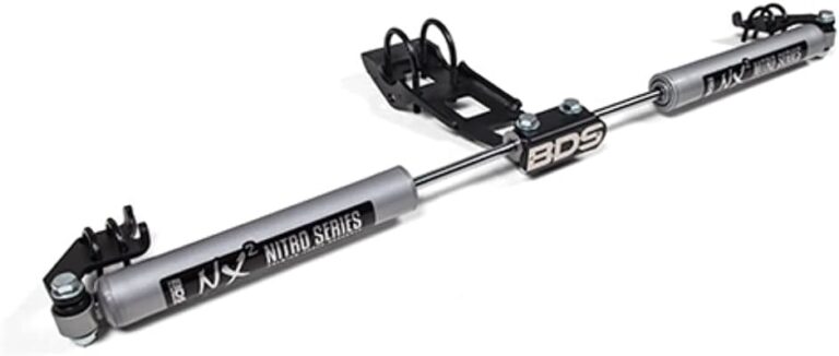 BDS NX2 Dual Steering Stabilizer Kit for 05-21 Ford F250/F350 Super Duty | Improve Control