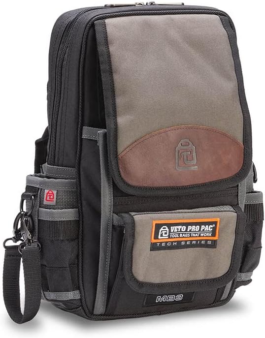 Veto Pro Pac MB3 Large Zippered Diagnostic Bag | Heavy-Duty Tool Organizer for Technicians