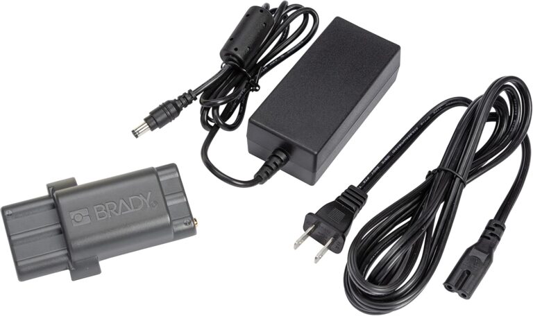 Brady M210 Printer Accessory Power Kit: Li-Ion Battery & AC Adapter for M210, M210-LAB, BMP21-PLUS Printers