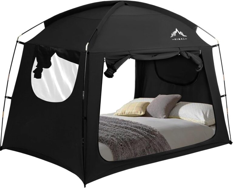 Bed Tent for Indoor Use: Portable Light Reducing Twin Size Canopy Tent – Breathable Private Space