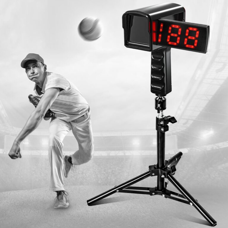 Baseball Radar Gun with Tripod: LED+LCD Display Speed Sensor for Pitching & Batting Training