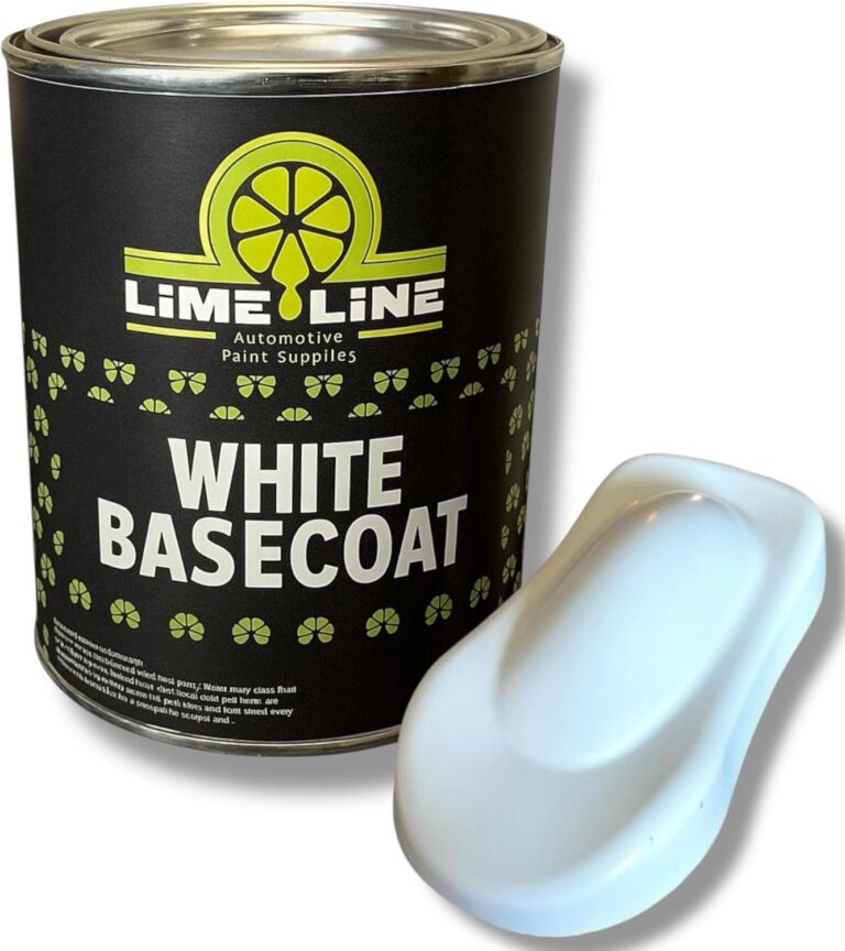 LiME LiNE 1K Urethane Base Coat Color – White Basecoat Quart | Professional Automotive Paint
