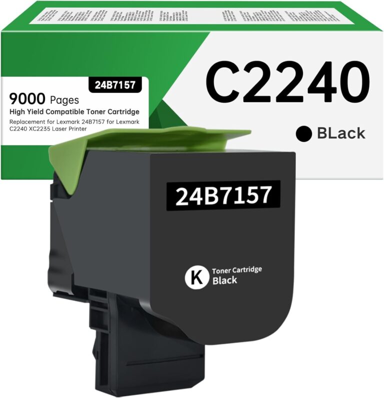 C2240 XC2235 24B7157 Black High Yield Toner Cartridge Replacement for Lexmark Laser Printers | 1-Pack