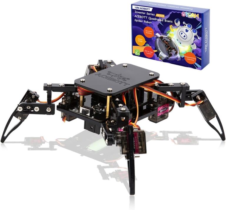 ACEBOTT Spider Robot Building Kit: STEM Crawling Robot DIY Toy for Kids Ages 8-12 | Educational Birthday Gift